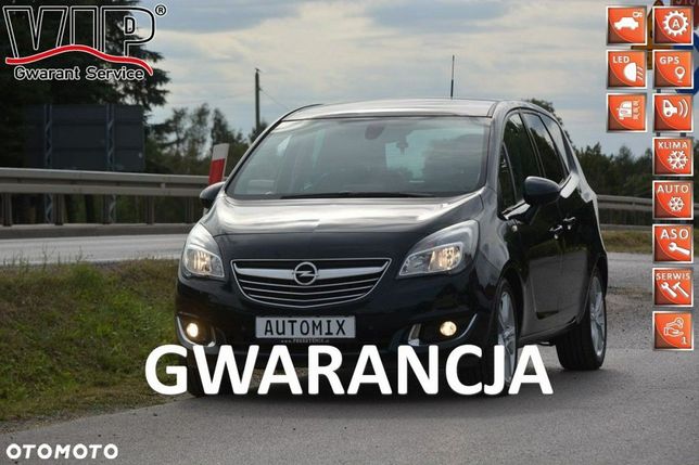 Opel Meriva 1.4Turbo Automat nawi kamera hak półskóra full serwis ASO bezwypadkowy