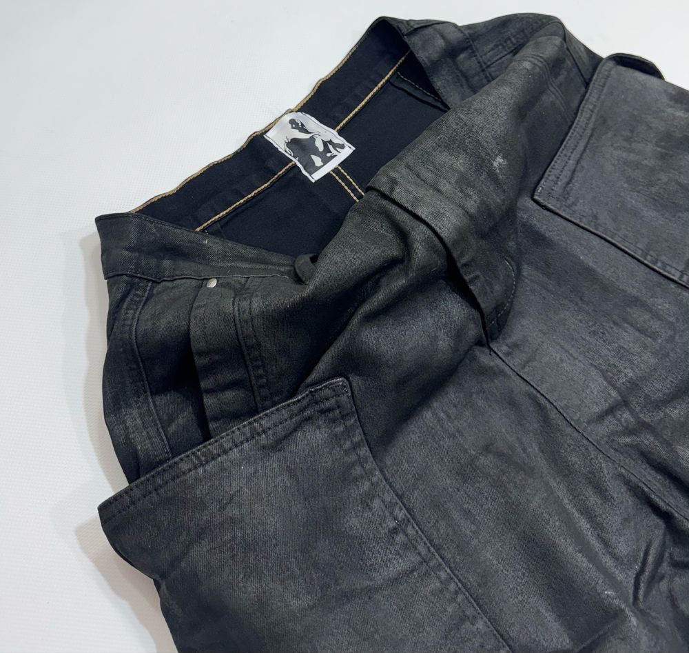 шорты Rick Owens Waxed pockets shorts