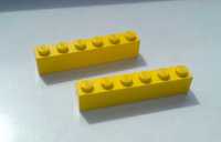 LEGO klocek 1x6 żółty 3009