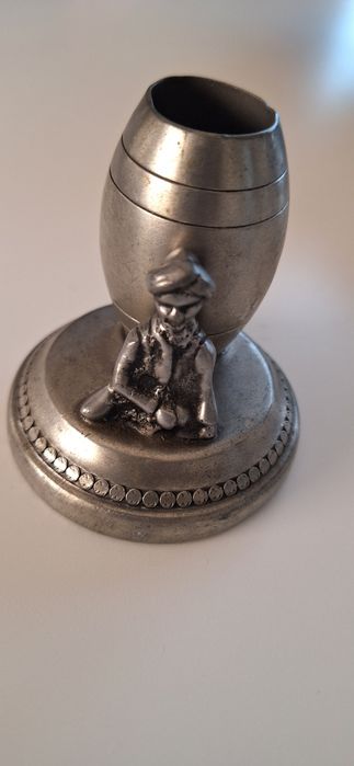 Estanho , paliteiro, jarra, pote