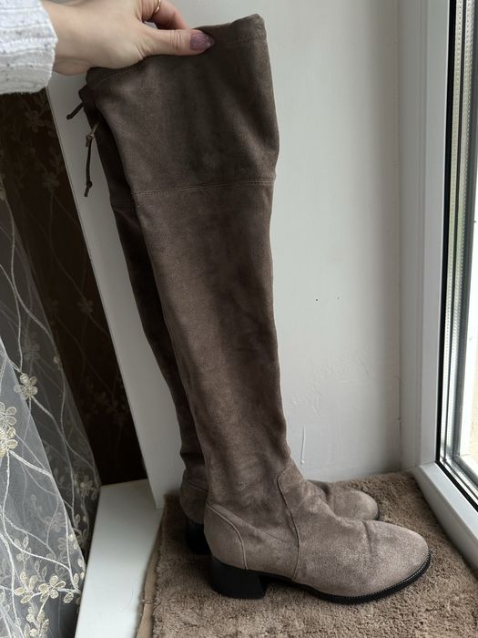 Тканевые демисезонные сапожки, 36 размер