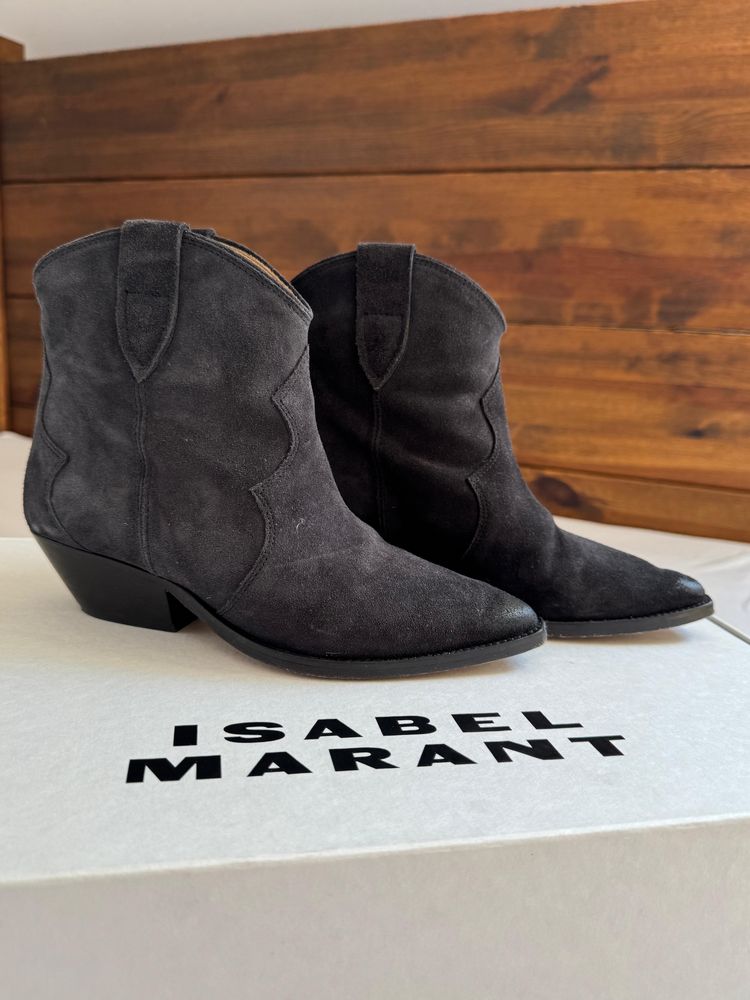 Isabel Marant botki zamszowe