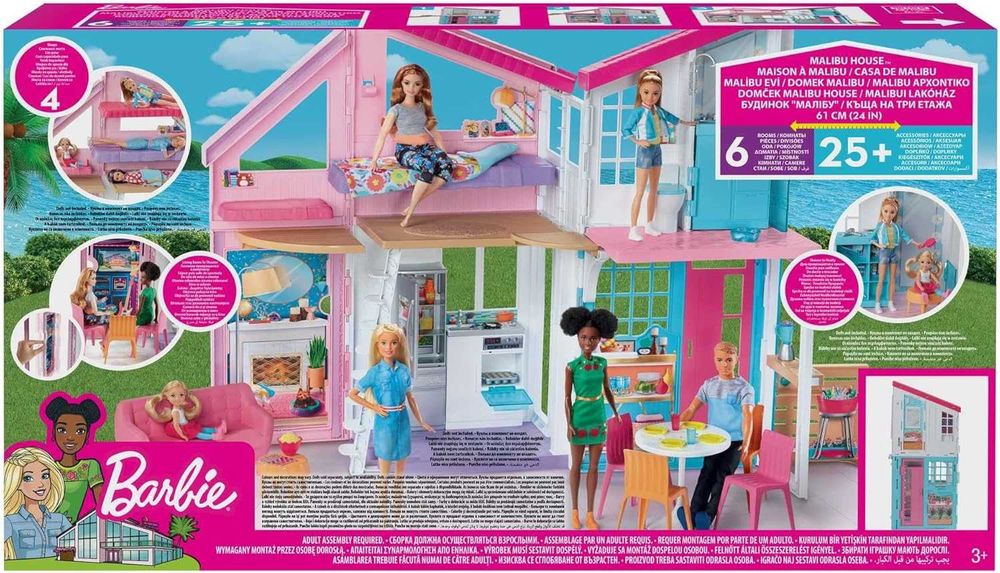 Domek Barbie - Malibu Hause + akcesoria