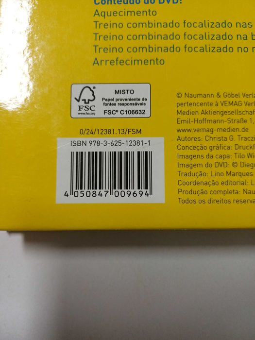 Livro Programa de exercícios para praticar em casa