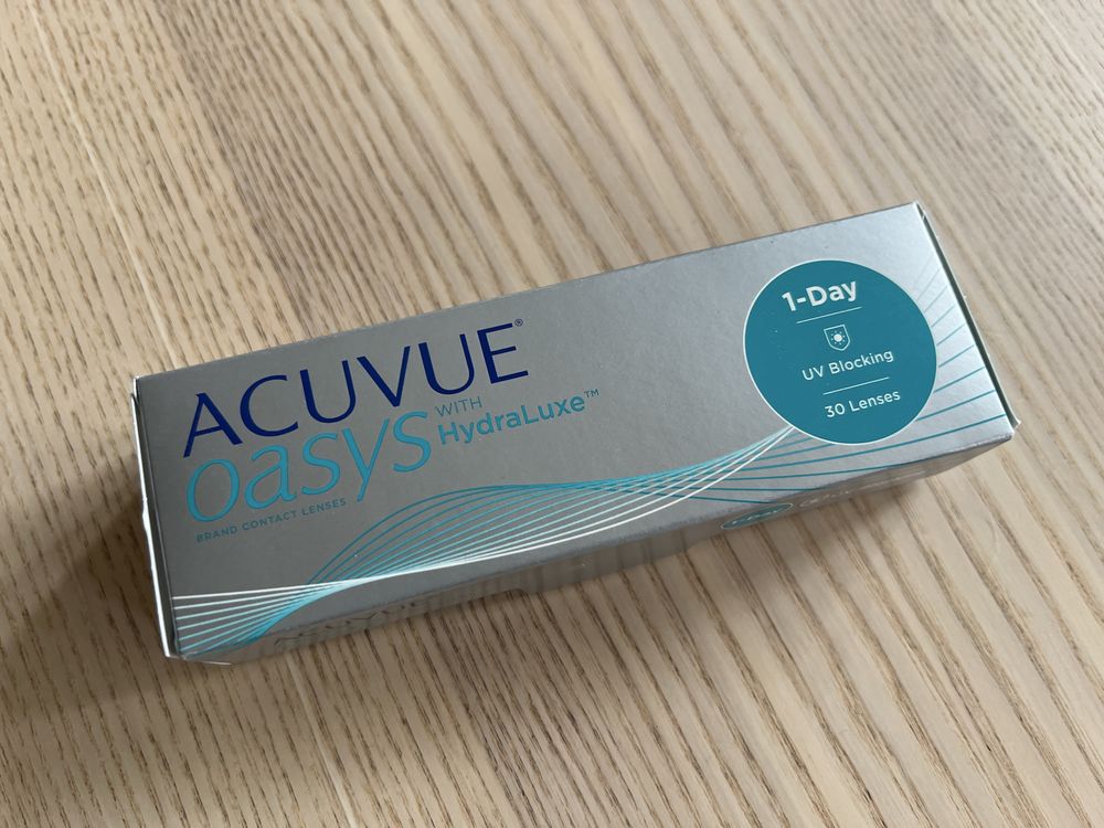 Acuvue oasis, nowe, soczewki jednodniowe, 30 szt. -3.75, 8.5