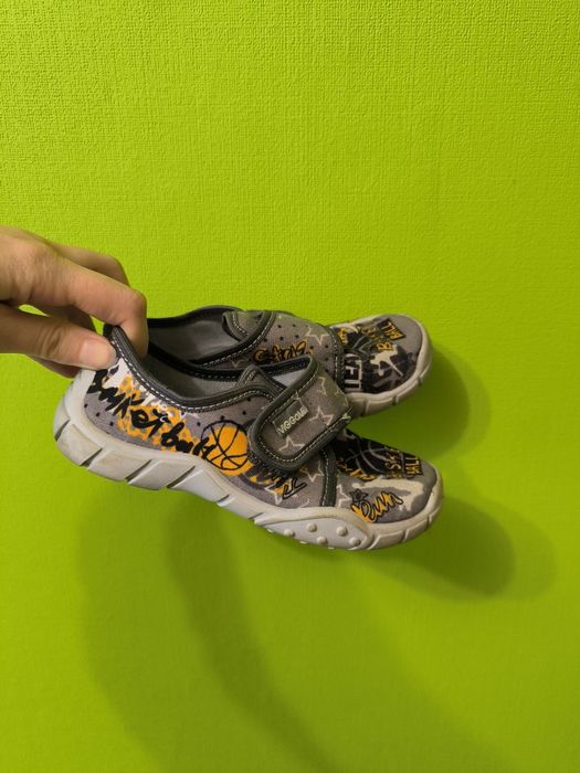 Тапки в садочок, дитячі тапочки, тапки на липучці , 29 розмір