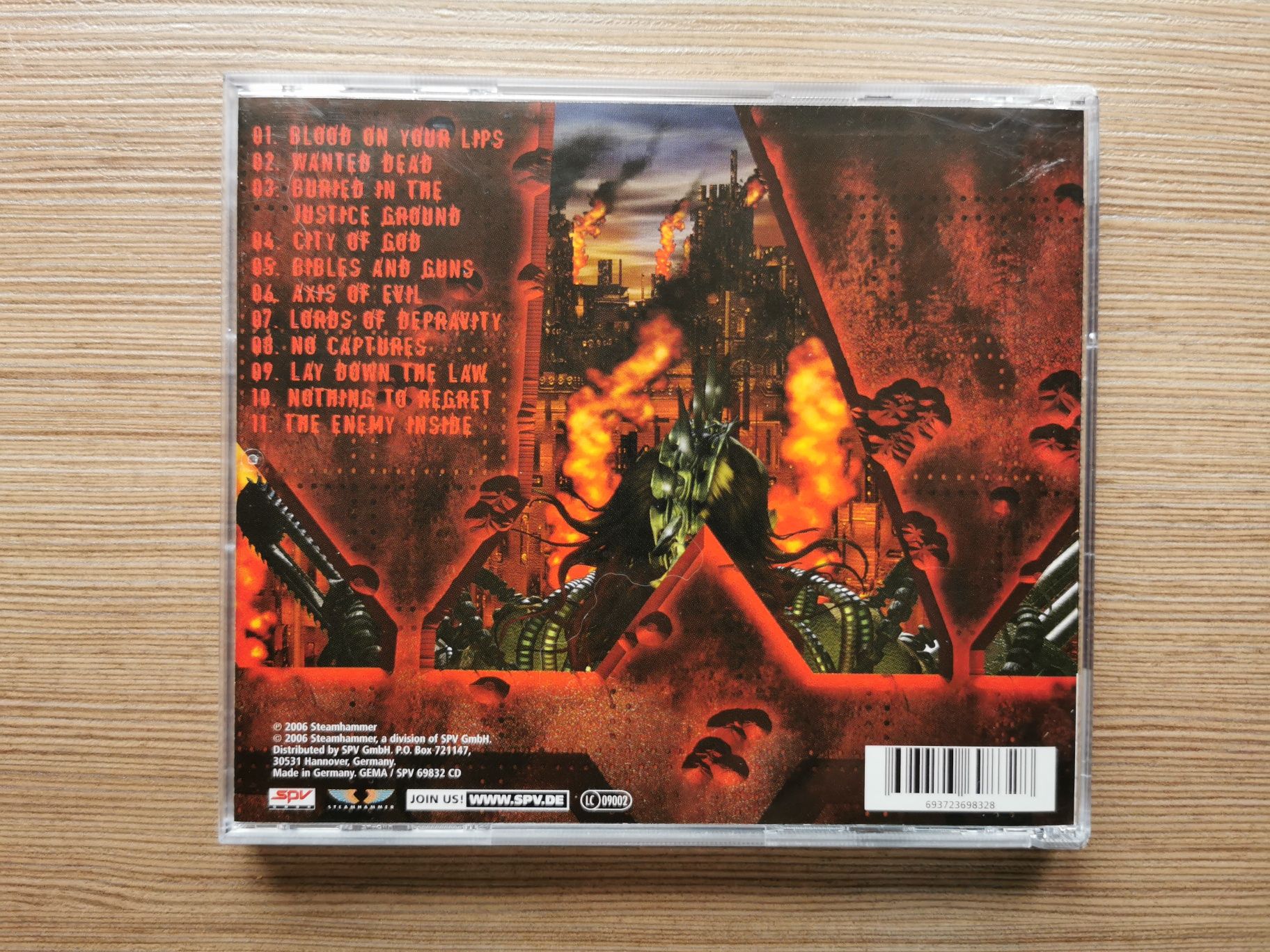 Płyta cd Sodom  .