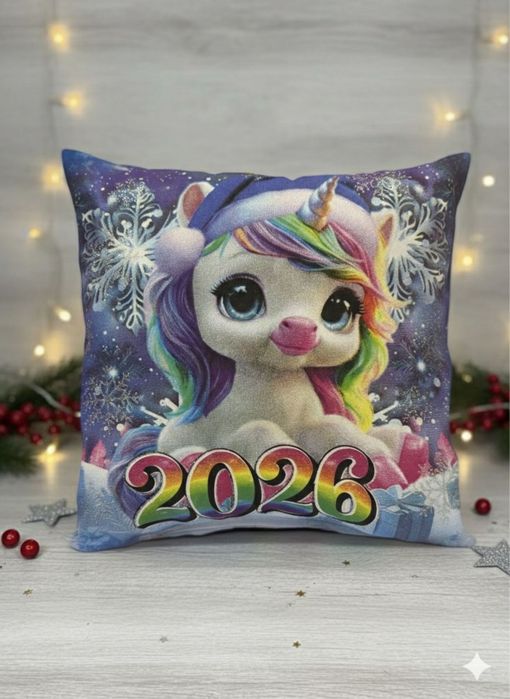 Новорічні подушки, подарунки, символ 2026