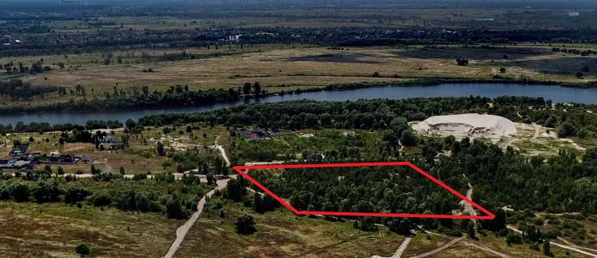 Продам участок 12 соток на берегу Десны, озеро, лес, с.Пуховка