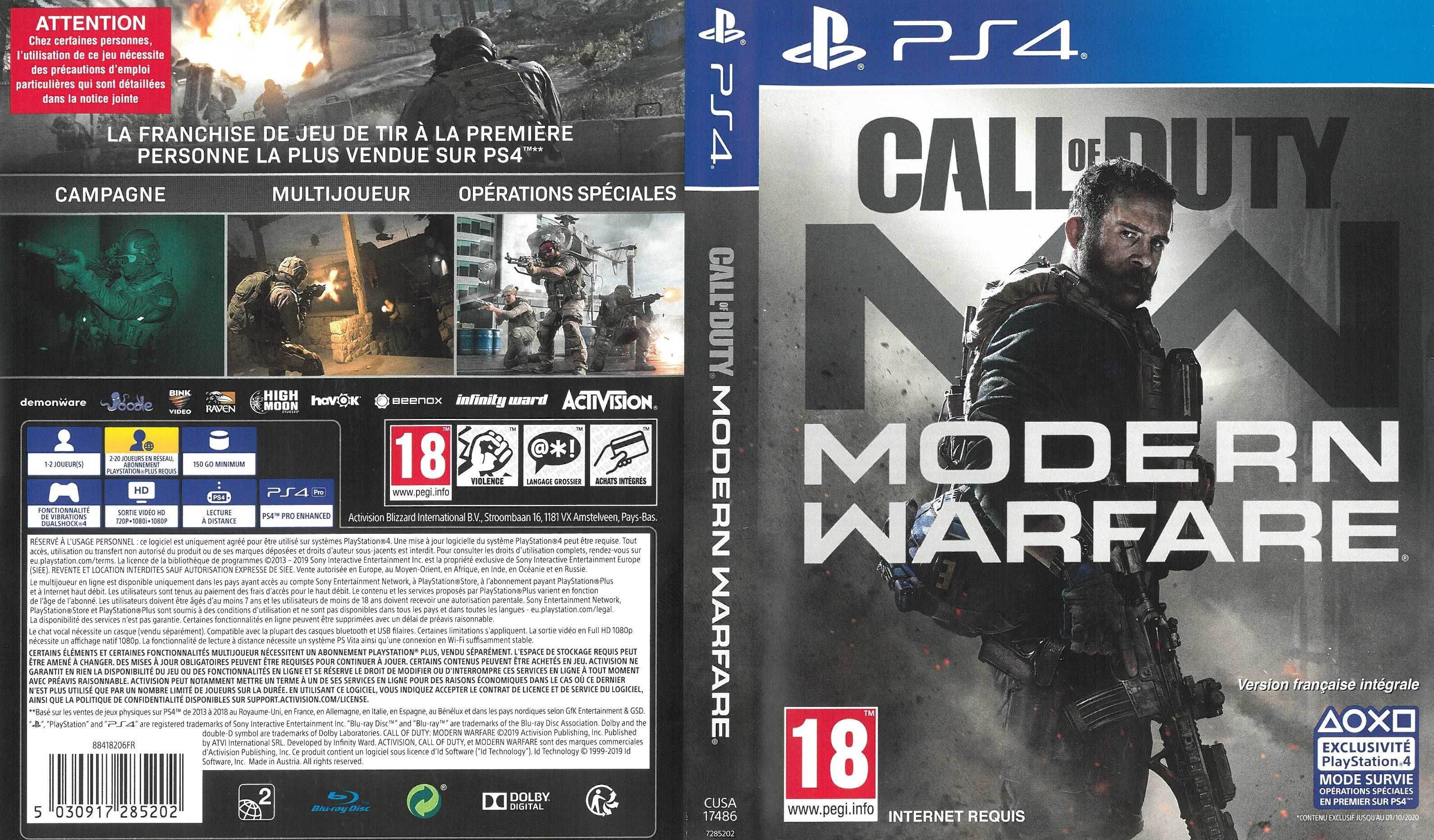 Call of Duty - Modern Warfare (Playstation4_PS4)