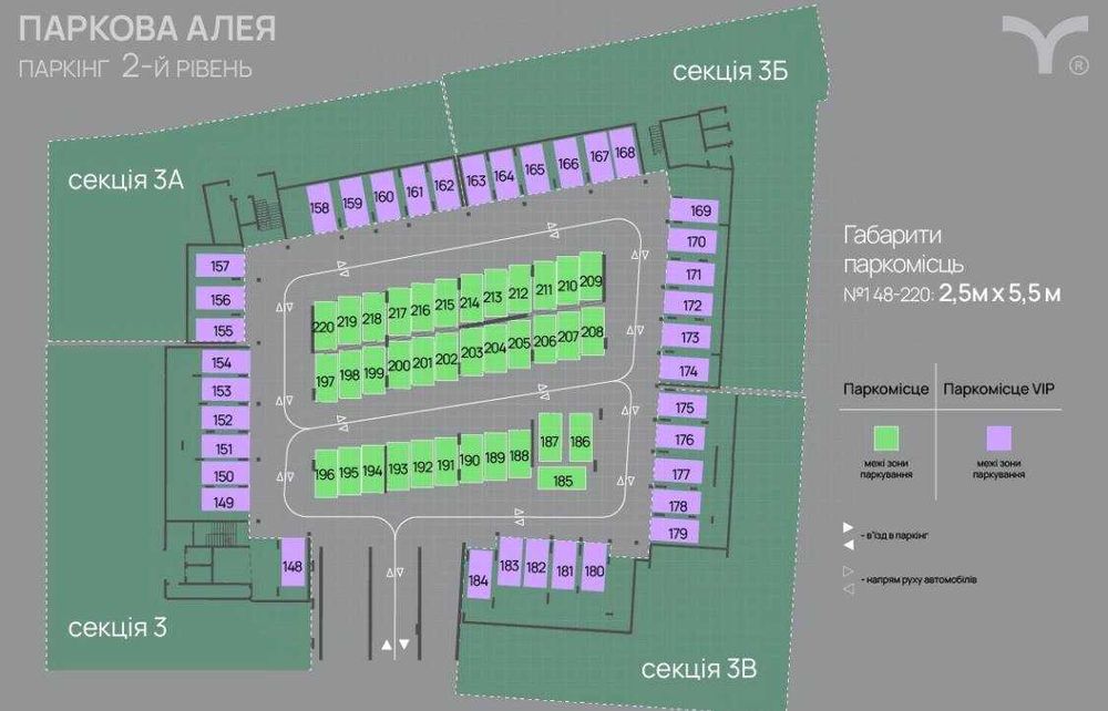 АКЦІЯ Паркомісце,гараж,угорники,паркова алея,паркінг підземний