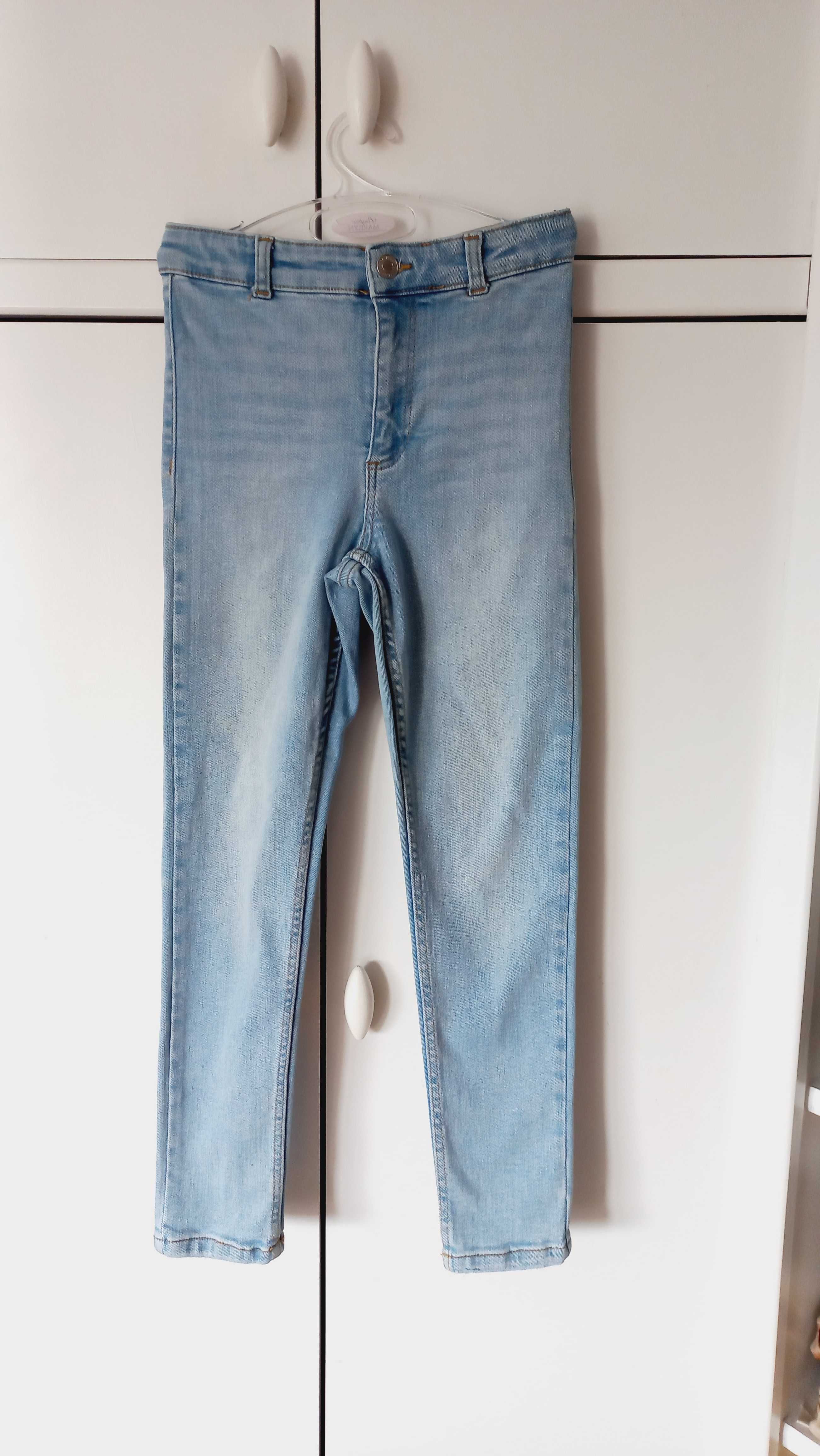 Spodnie 140 jeansy Zara super wygodne jak nowe