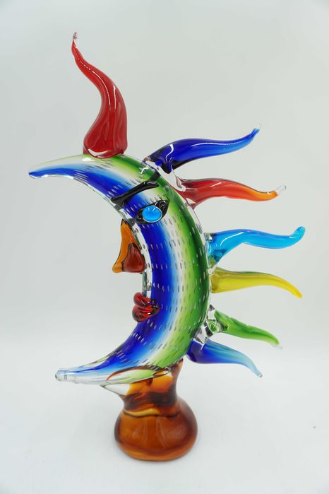 DEKORACYJNE słońce bóg słońca szkło w stylu murano