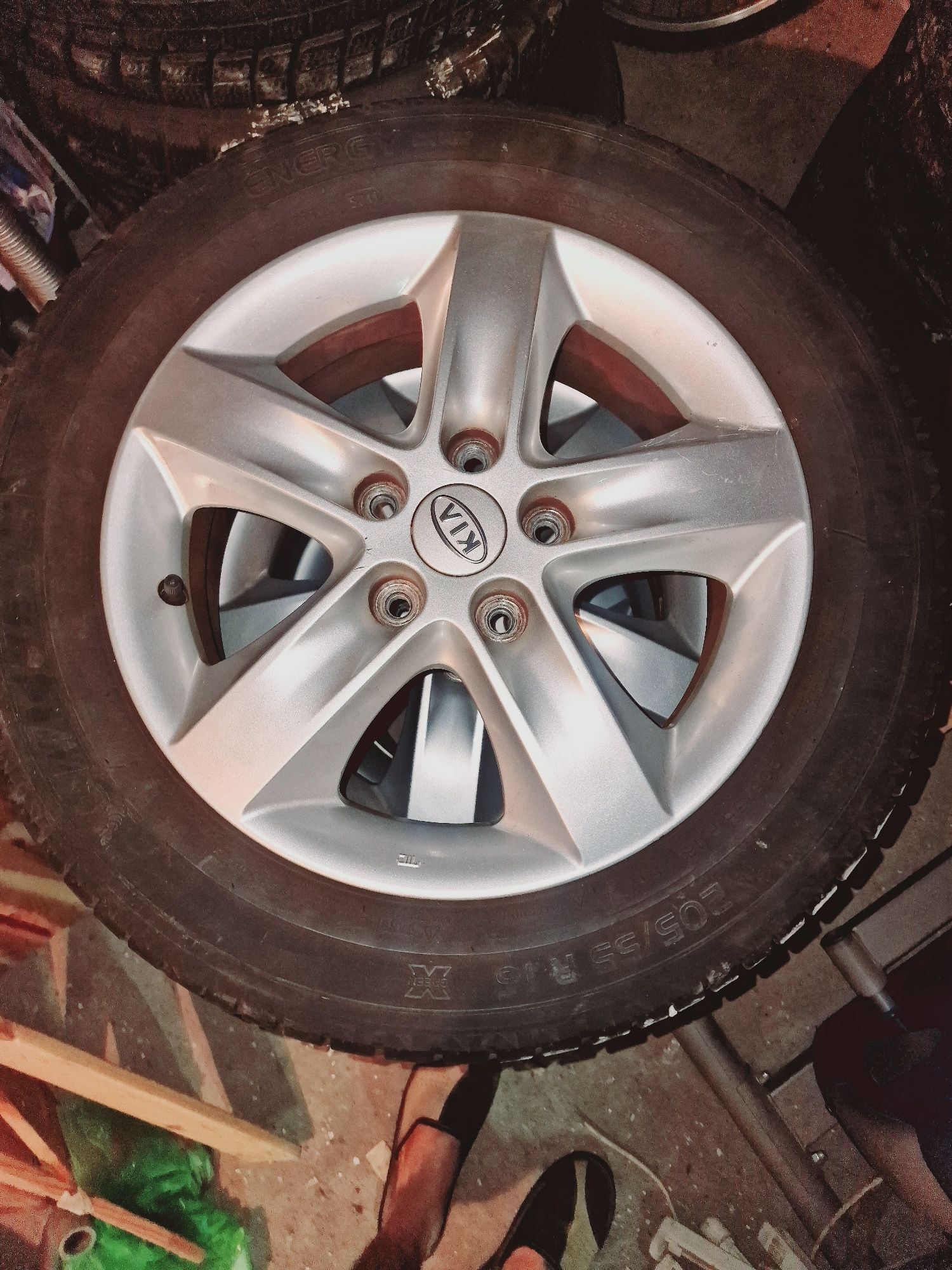 KIA 5X114.3 opony jak nowe