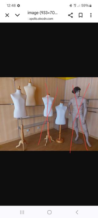 Manequins e bustos