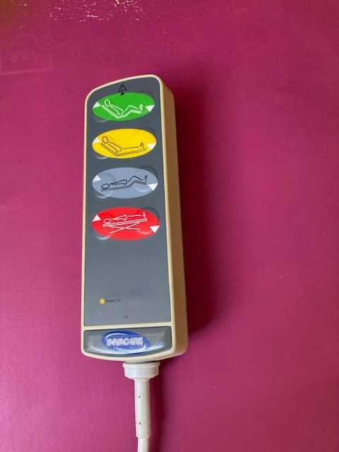 Cama articulada elétrica geriátrica com colchão anti-escaras