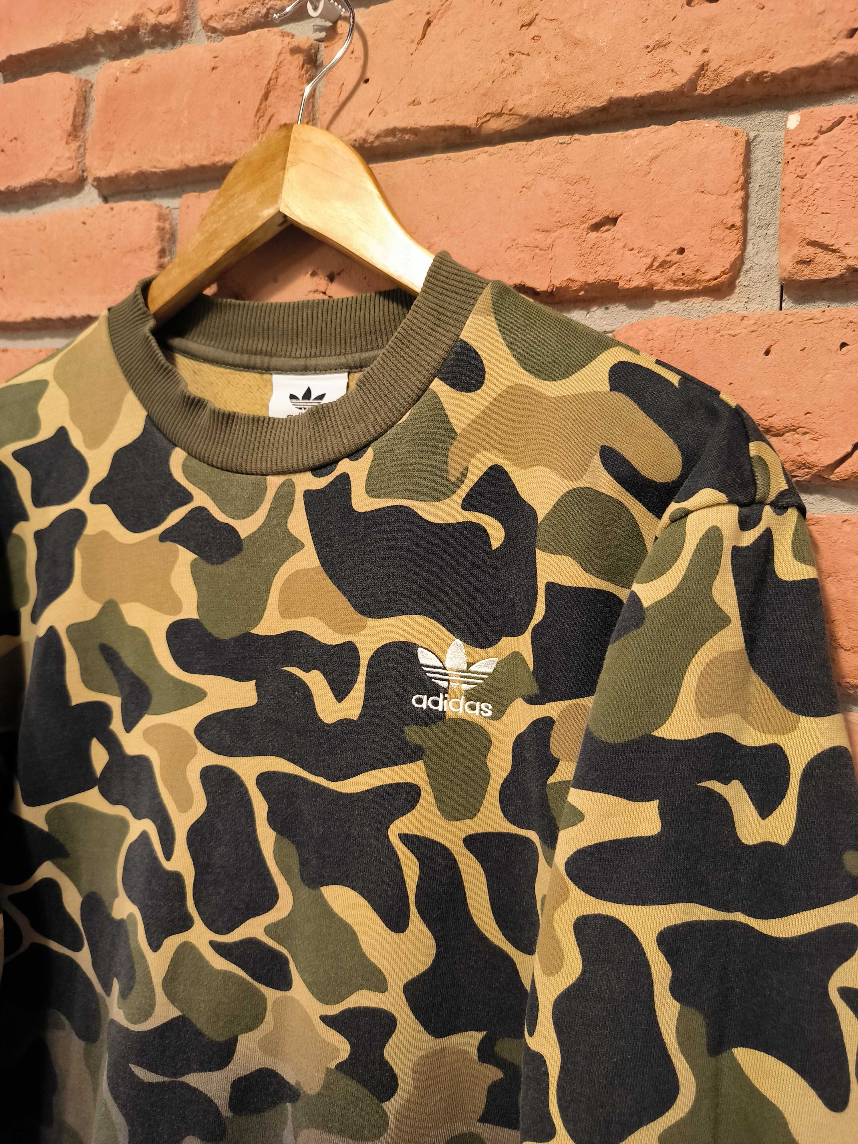 Bluza Adidas Camo Małe Logo Męska