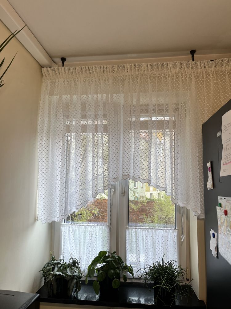 PROMOCJA nowe firanki szyte na wymiar z delikatnym brokatem