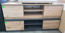 Nowoczesny Stolik / Szafka RTV 120cm Dąb Artisan / Antracyt