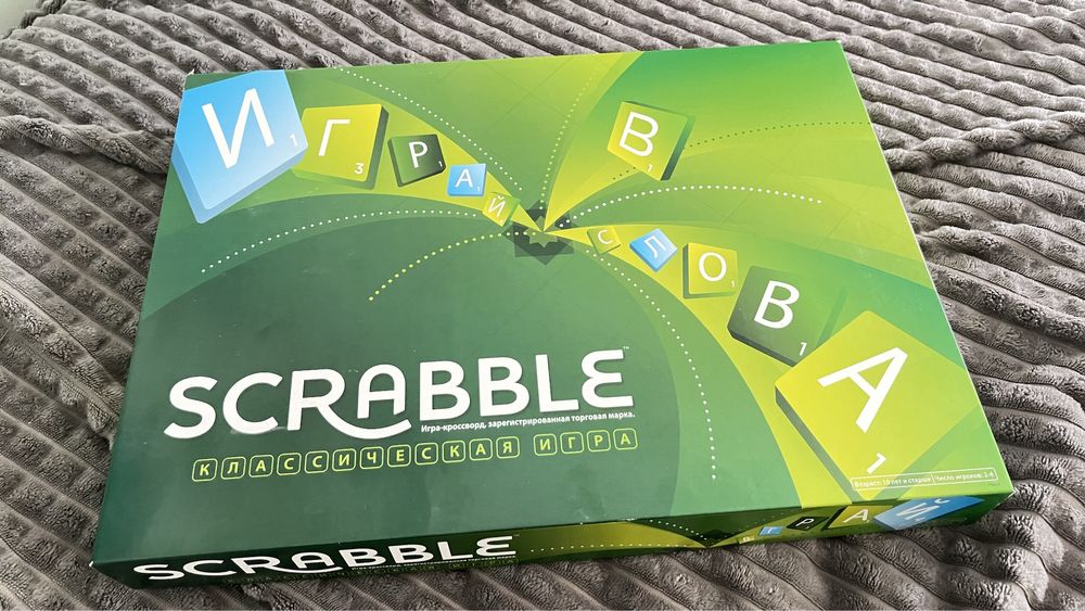 Настільна гра Scrabble російською оригінал від Mattel