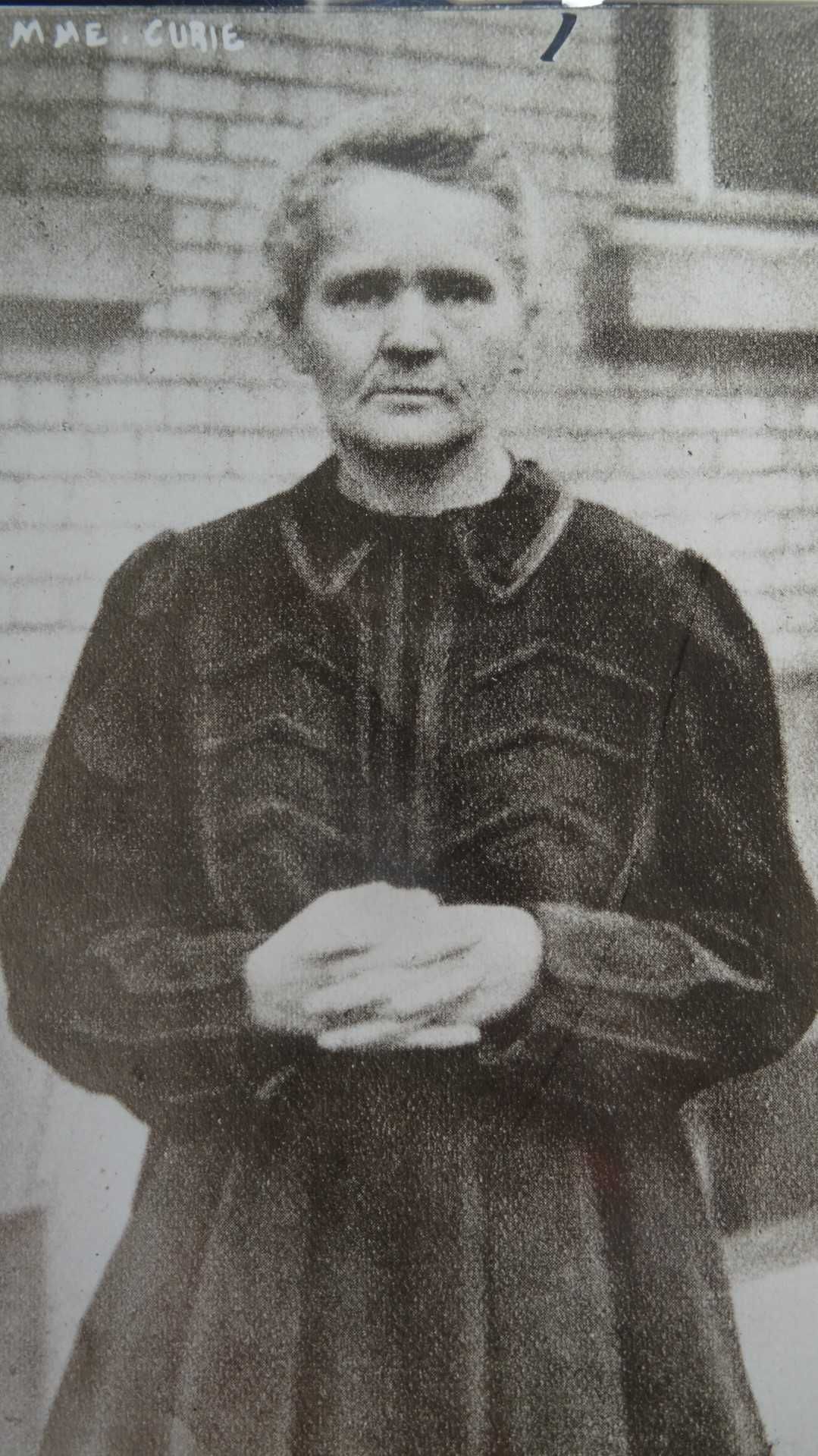 Oryginalna fotografia dziennikarska Maria Skłodowska  Curie