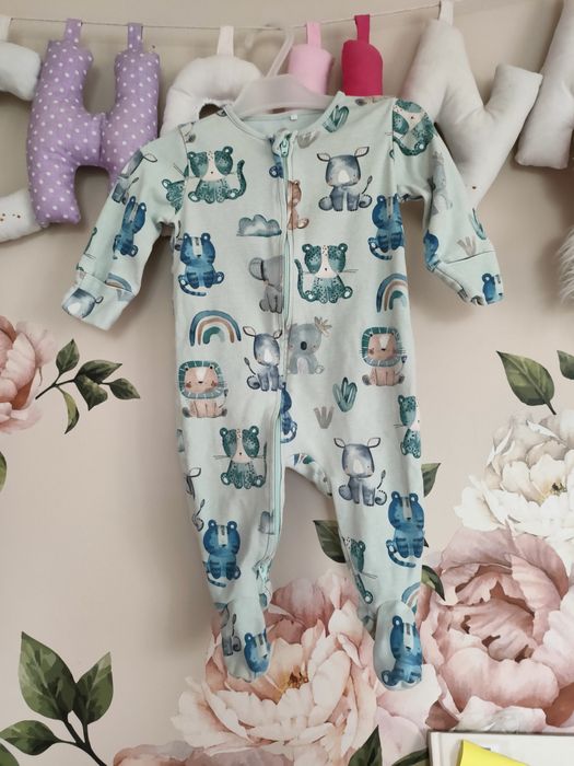 Zestaw pajacyków next 68 pajacyk rampers śpiochy