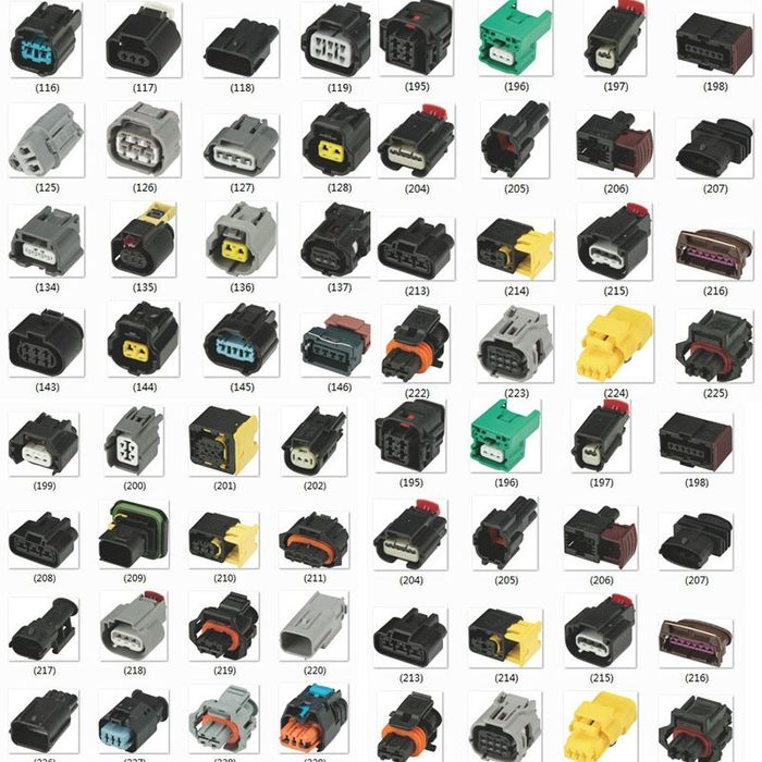 Фишка разъем штекер Fiat Renault Skoda Tesla Opel Mazda Subaru Peugeot