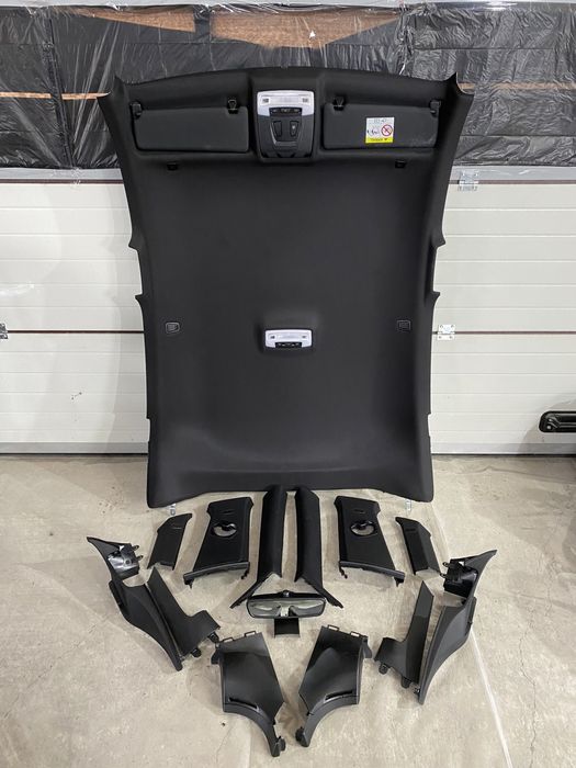BMW F36 Чёрный потолок м-пакет комплект + задняя полка