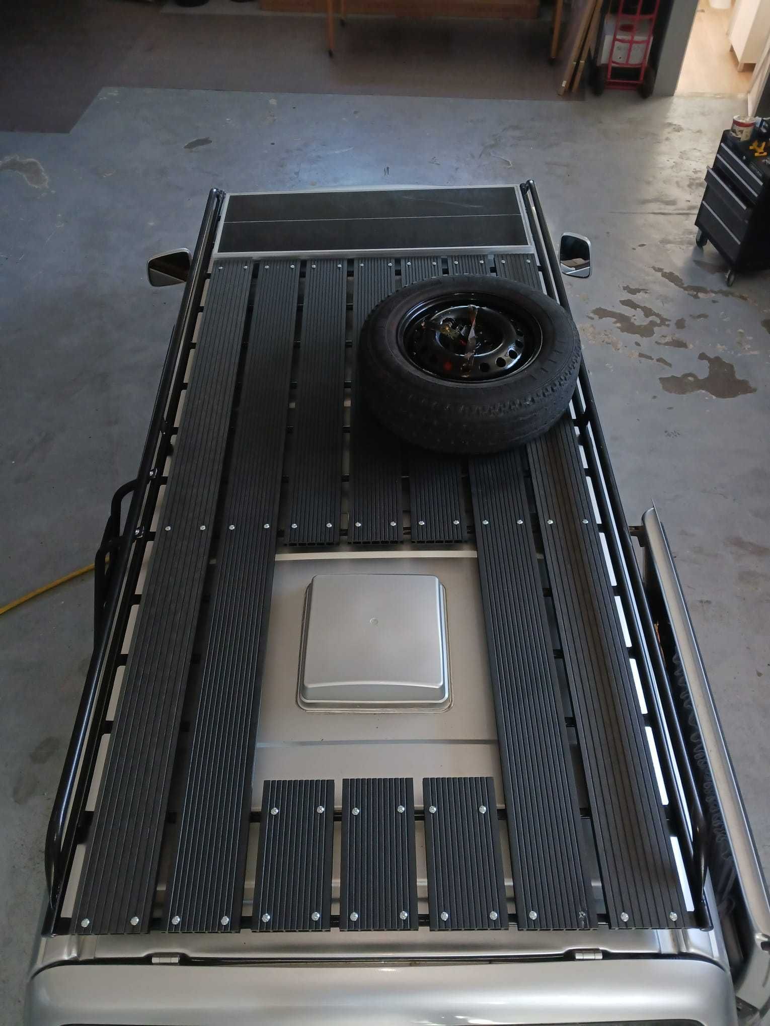 Grade Rack carga Tejadilho furgão Deck