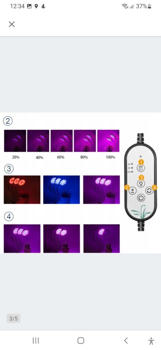 Lampa Led do uprawy roślin