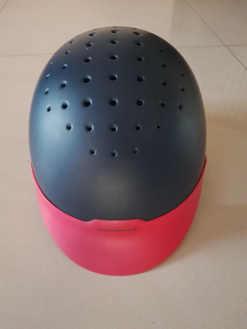 Kask jeździecki do jazdy konnej Decathlon Fouganza 52-55 cm