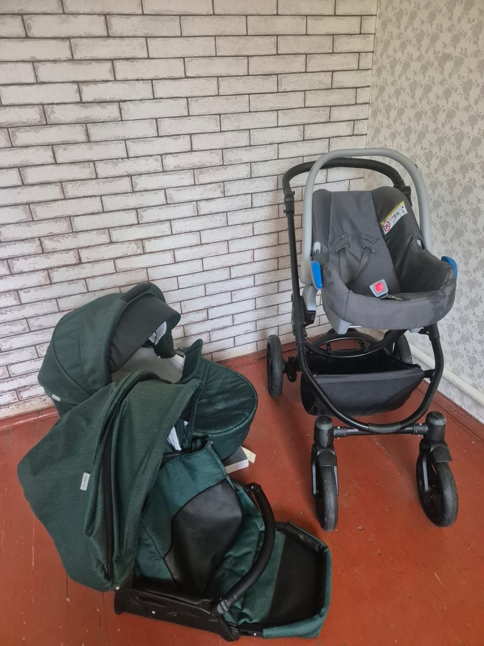 Дитяча коляска 3в1