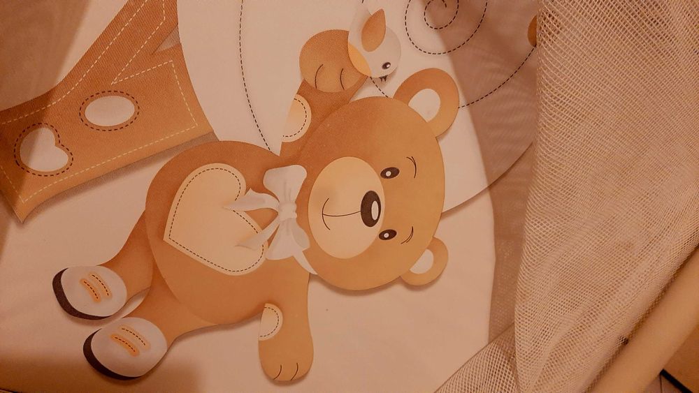 Kojec łóżeczko turystyczne Z MATERACEM cam lusso