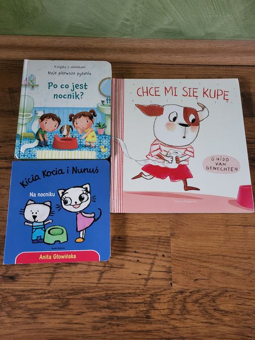 Ksiazeczki odpieluchowanie chce mi sie kupę, na nocniku