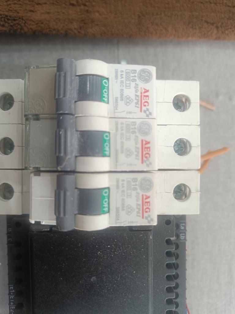 SSS Siedle DCA 650-02 DoorCom Analog + wyłączniki AEG