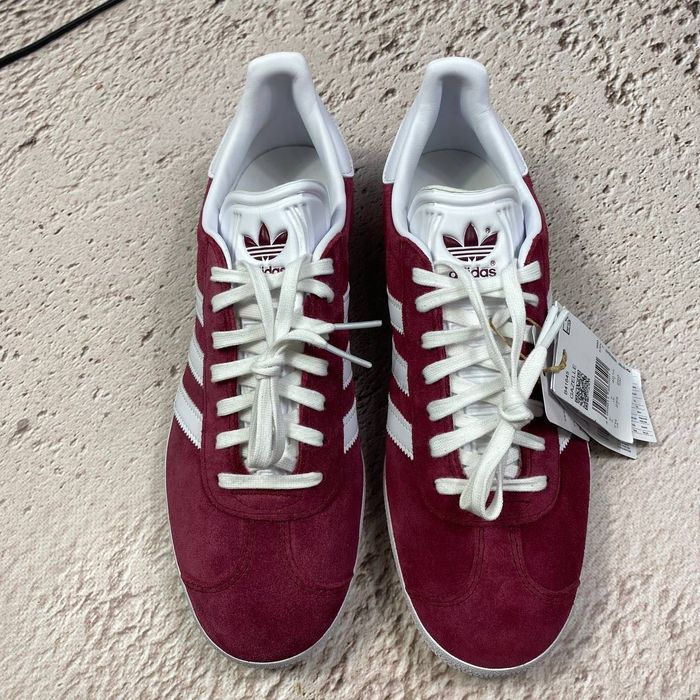 38.5 39 40.5 B41645 оригінал нові жіночі кеди adidas gazelle burgundy