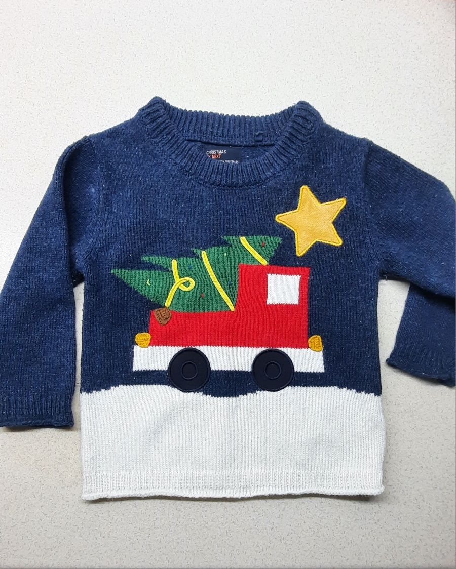 Новорічний светрик новогодний свитер next