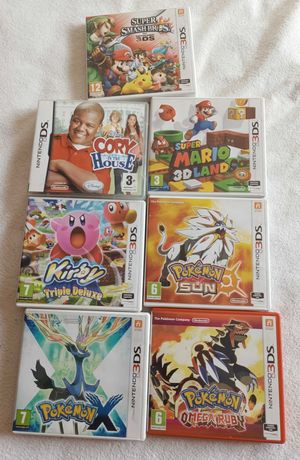 Jogos Nintendo 3DS, Gameboy, Wii, Pokemon, Mario, Super Smash, etc.