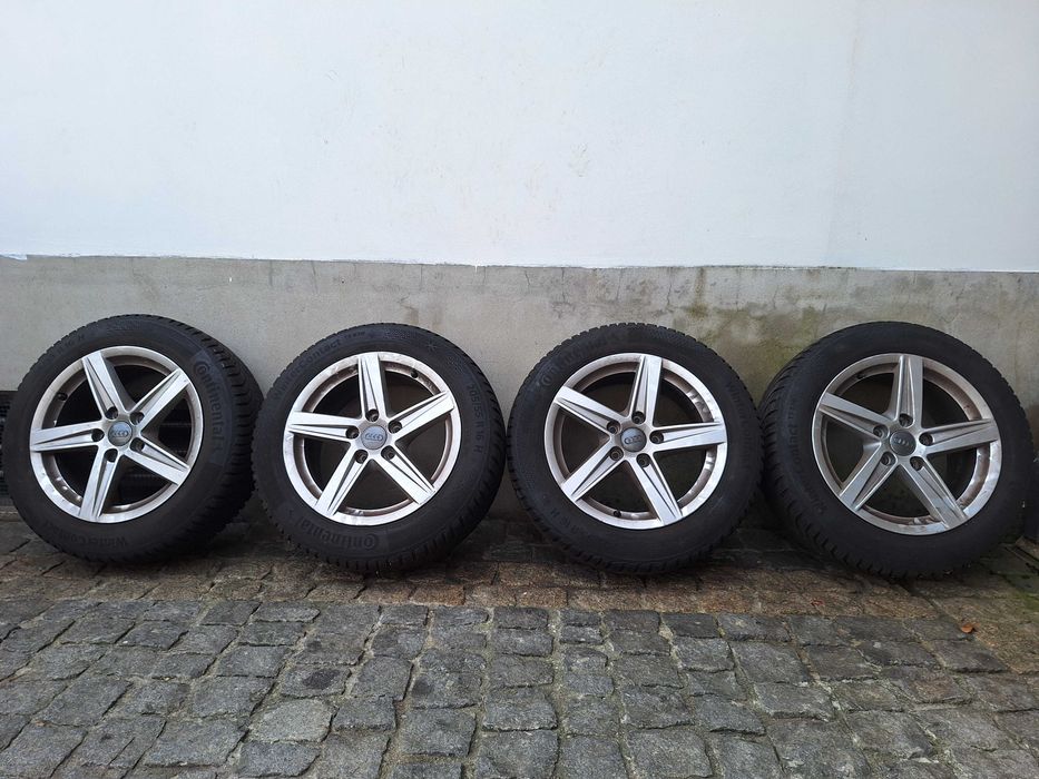 Jantes Audi 16" com pneus Continental WinterContact 205/55 R16