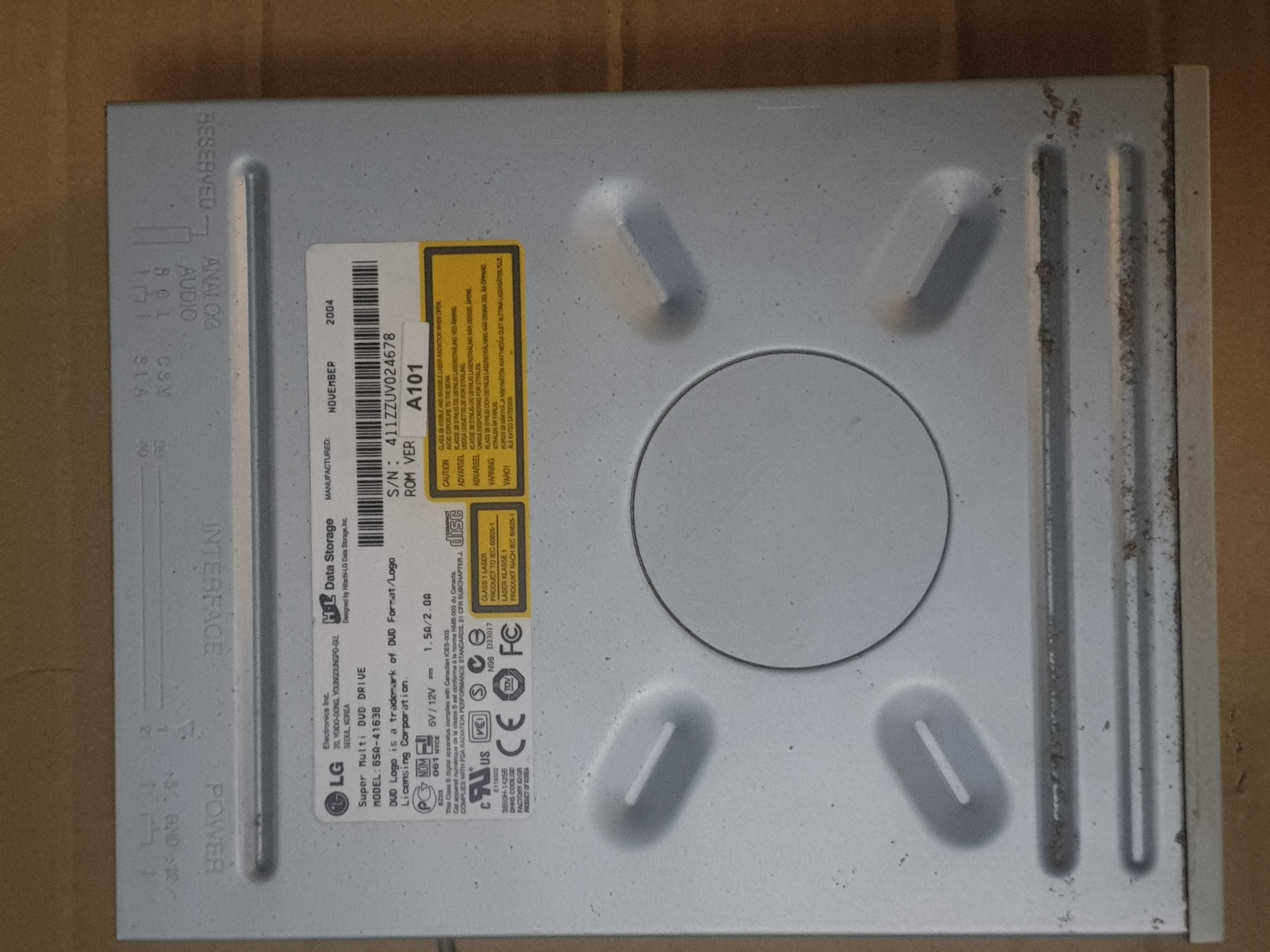 leitor e gravador de cds e dvds para computador marca LG