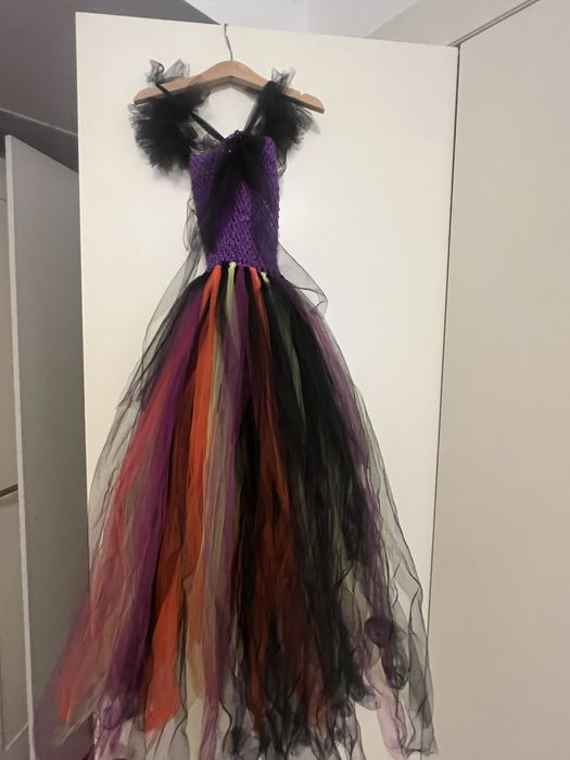 Vestido Bruxa 6/8 anos Halloween / Carnaval