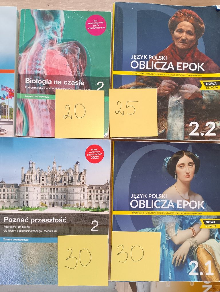 Książki do liceum/technikum klasa 2