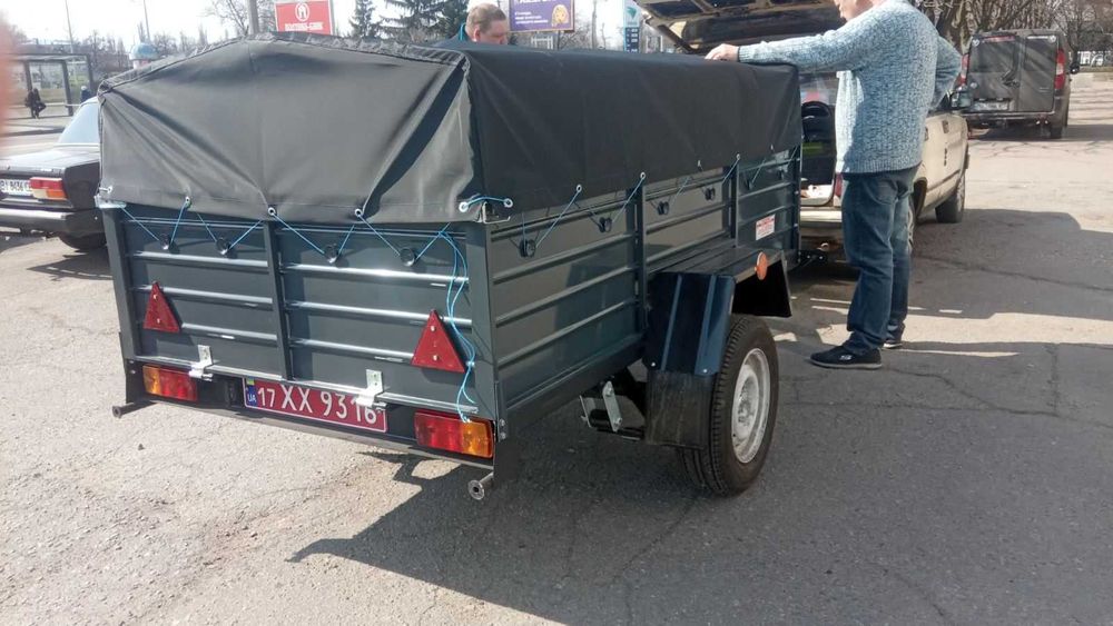 Купити Причіп 2300*1300*500 на посиленій рамі Доставка Документи