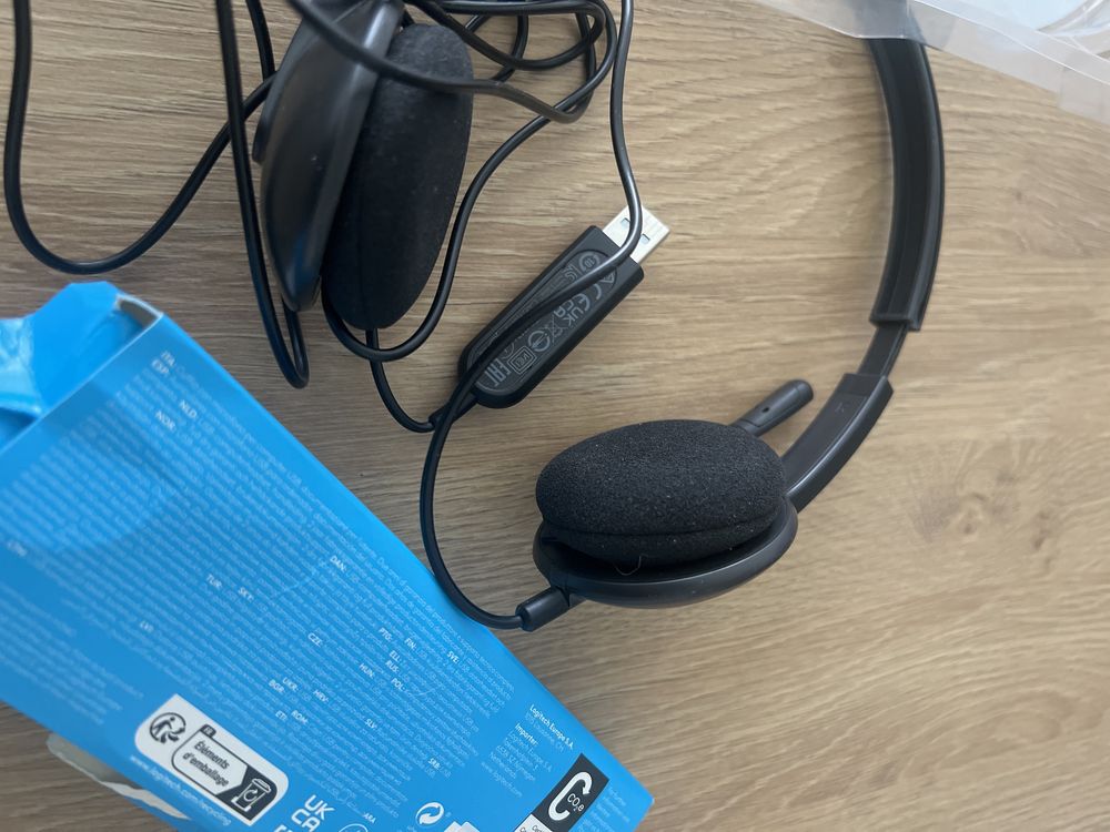 Komputerowy zestaw słuchawkowy USB Logitech H340