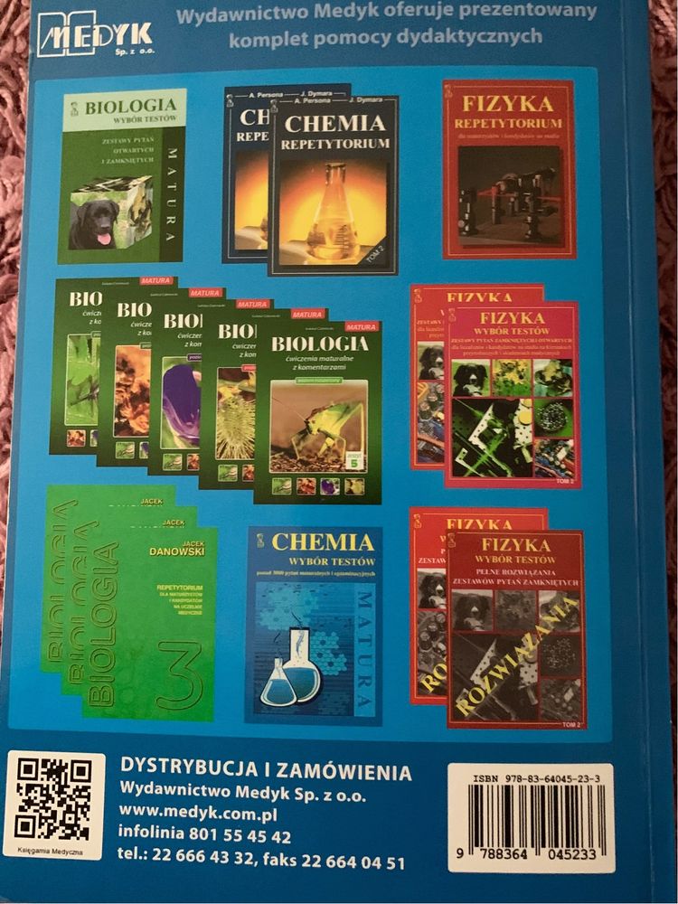 Chemia wybiór testów Medyk