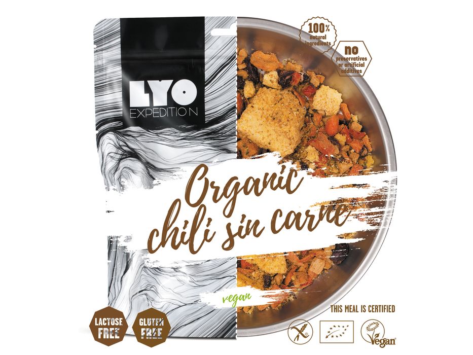 Żywność liofilizowana LyoFood Eko Chili sin carne z polentą 370 g