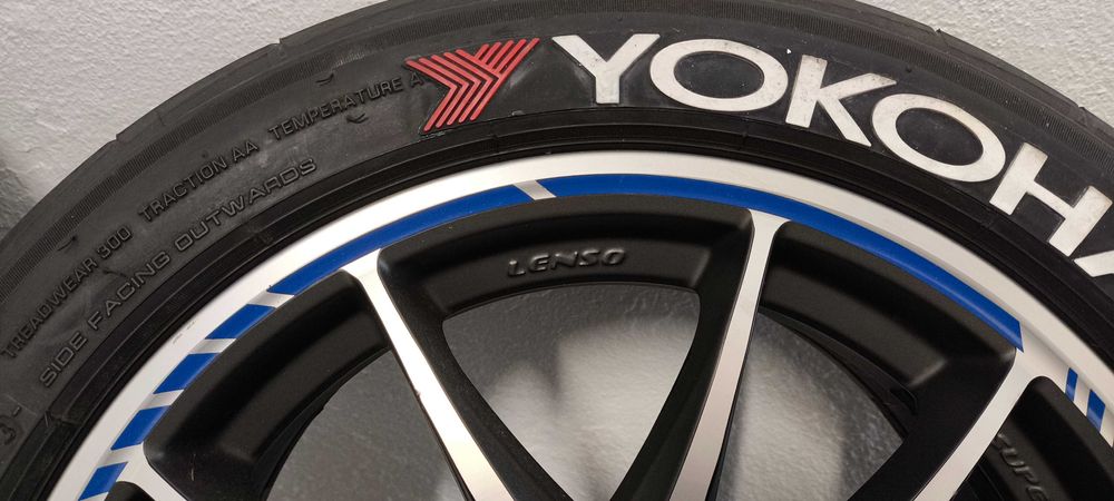 Jantes Lenso samurai  15 4x100 com pneus