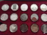 moneta, srebrne monety NBP królowie, zwierzęta, Jan Paweł 2 Papież