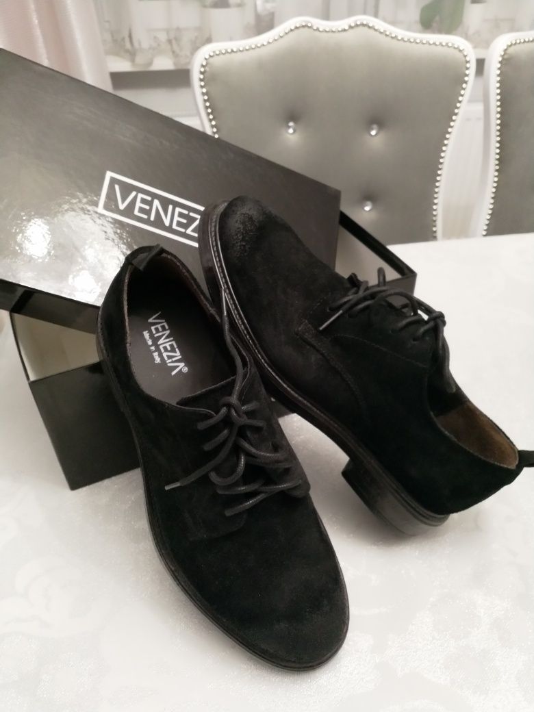 Nowe oryginalne buty Venezia ALPI NERO - rozmiar 41 - okazja!!!