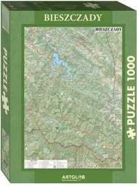 Puzzle 1000 - Bieszczady Mapa Turystyczna, Artglob